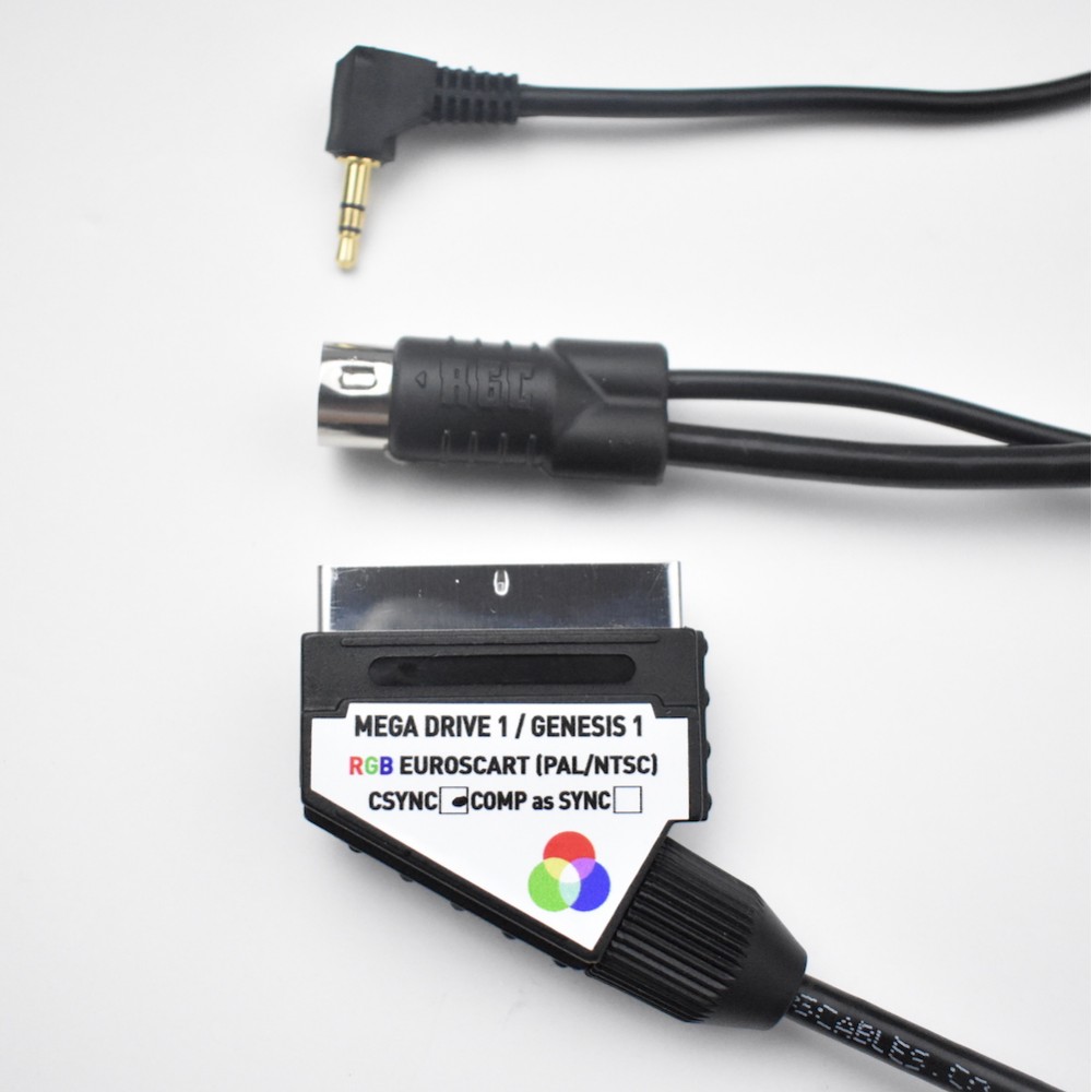 Sega Mega Drive Genesis 1 RGB SCART Stereo