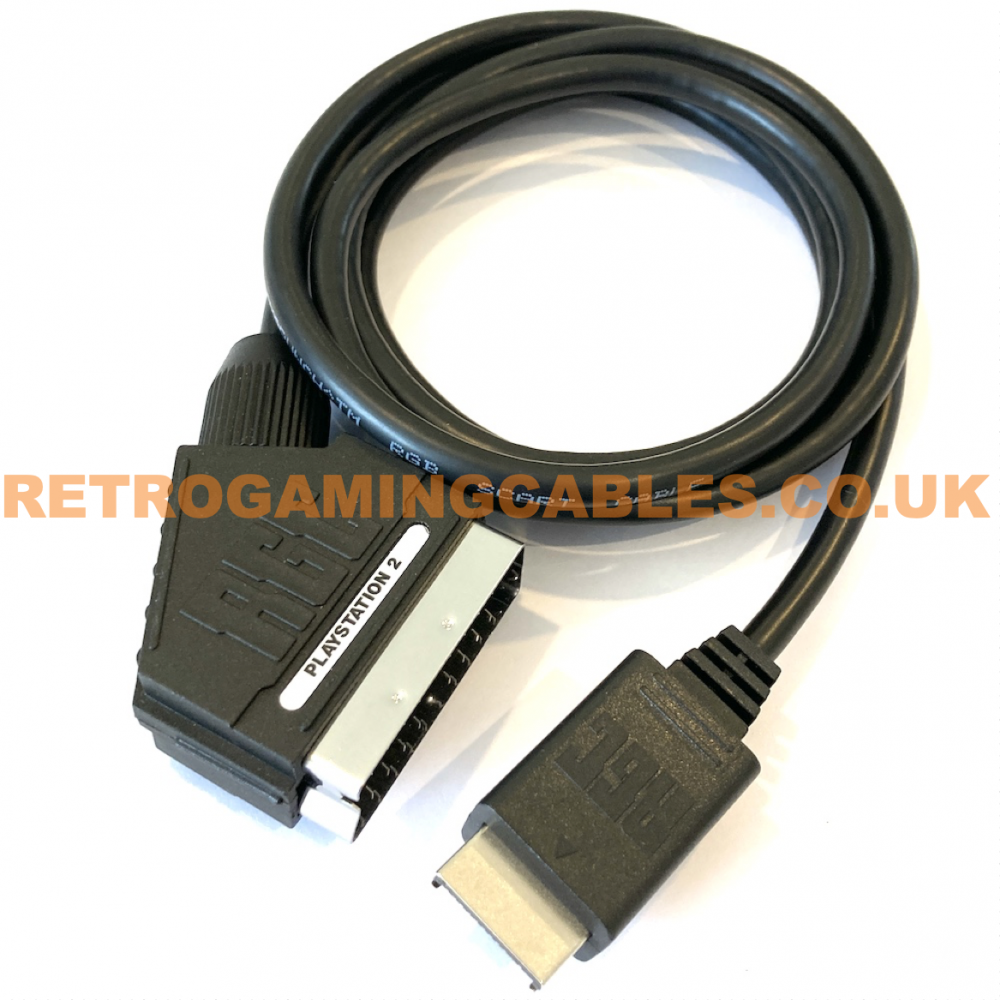 sendt månedlige vindruer Sony Playstation 2 PS2 PSX RGB SCART cable PACKAPUNCH Sync on luma