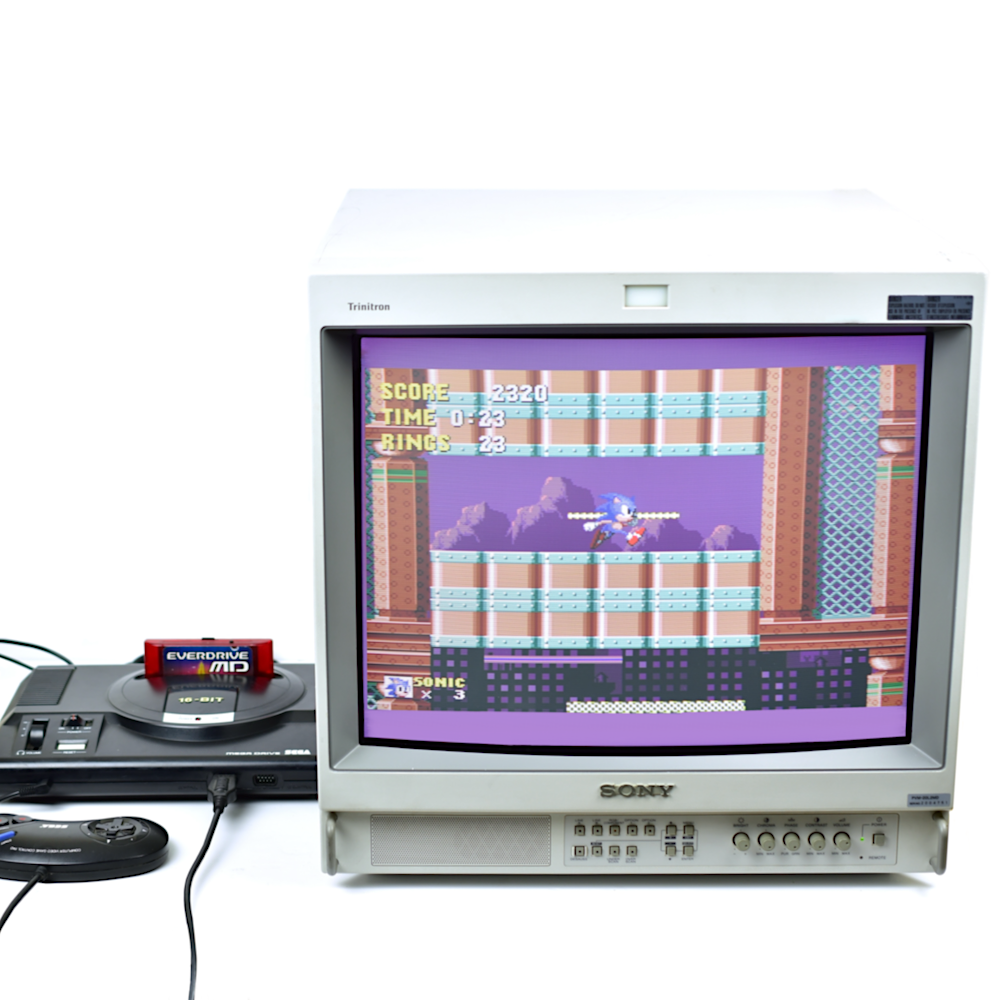 Sega Mega Drive 1 Genesis 1 NTSC PAL CSYNC PACKAPUNCH RGB BNC cable