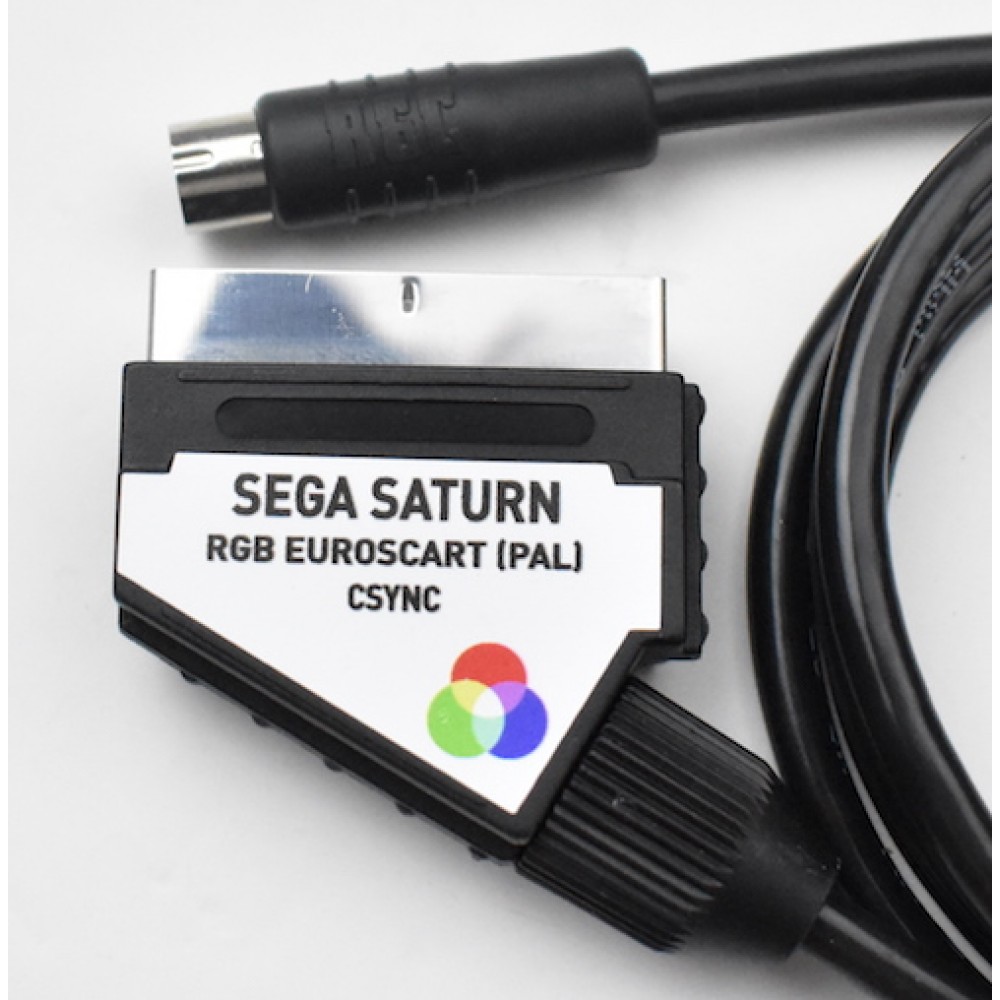 Sega Saturn RGB SCART NTSC PAL PACKAPUNCH