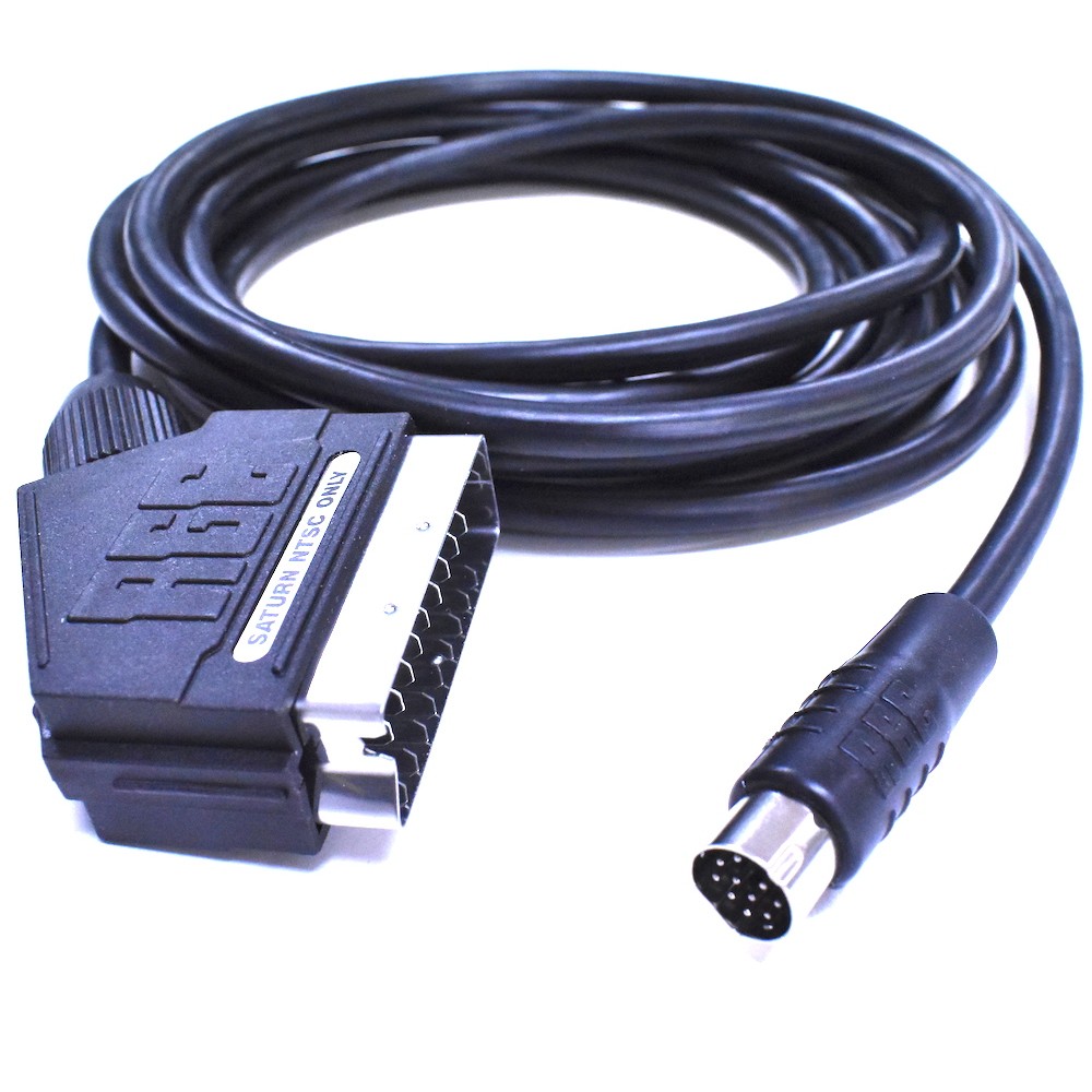 Câble RGB Péritel SCART Pour Sega Saturn - Câble Euro SCART