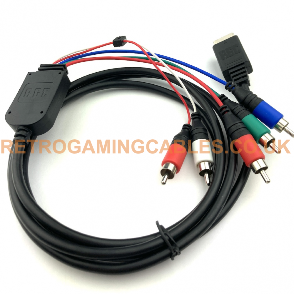 Genveje brugt gødning Sony PlayStation 2 / 3 stereo sound Component YPbPr cable