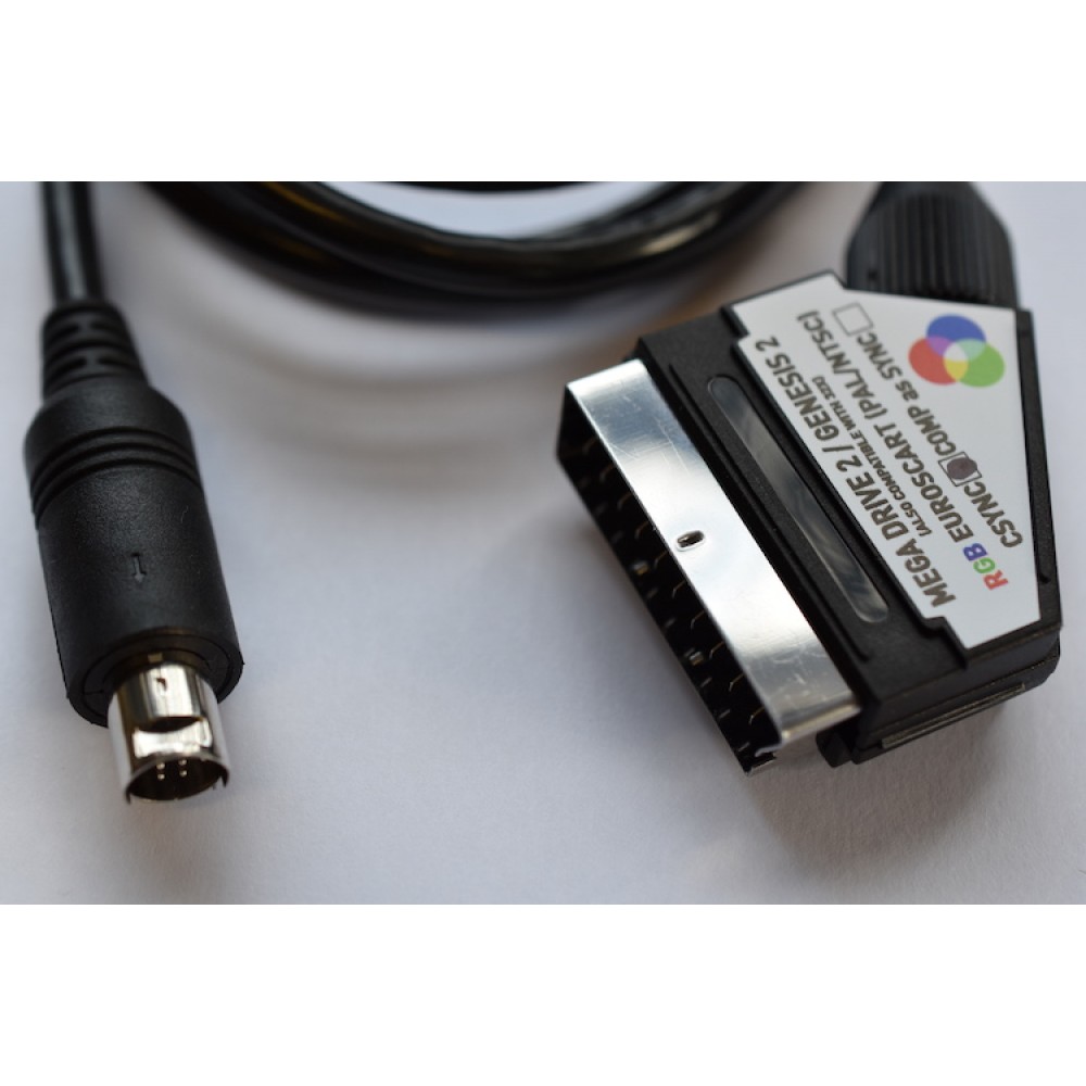 Sega Mega Drive 2 RGB SCART Megadrive 2, CDX 32X