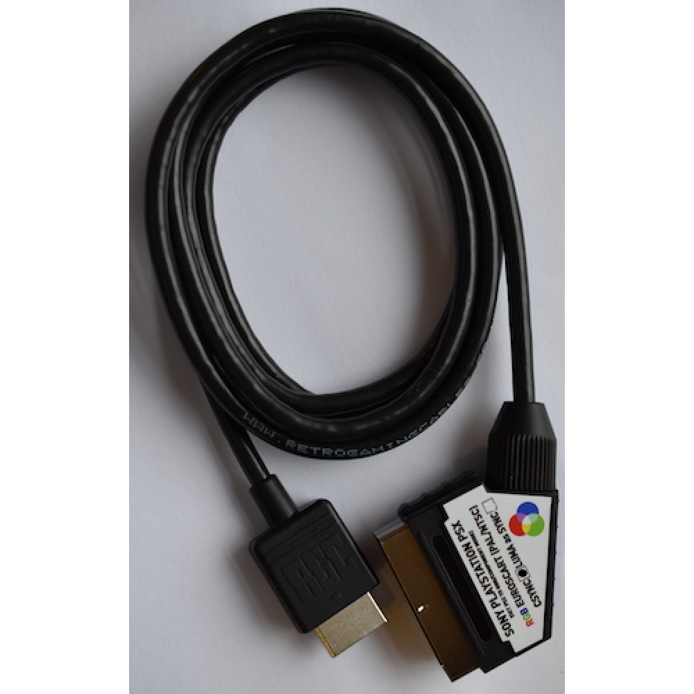 Sony Playstation 1 PS1 PSX RGB SCART cable